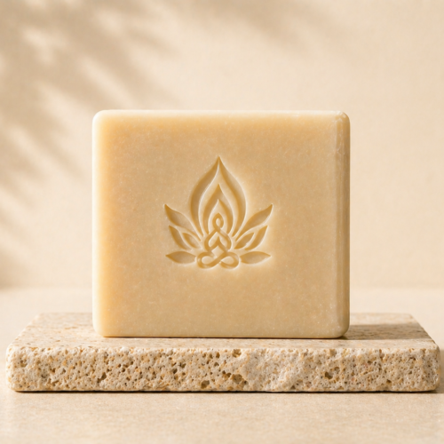 Herbal soap and salve skincare set made for gentle cleansing, hydration, and skin repair